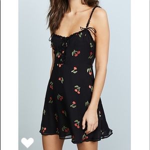 For love & lemons cherry twist dress